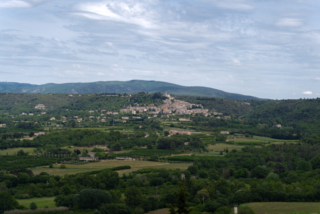 Stunning views over Provence from Lacoste
