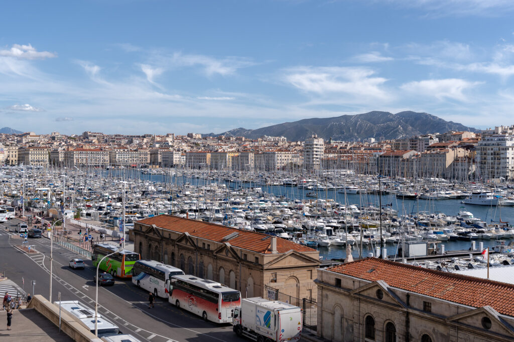 View over Marseille Vieux Port