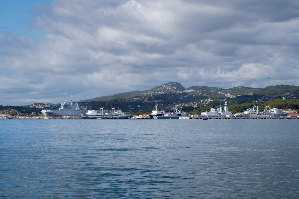 Views over Toulon Naval Port