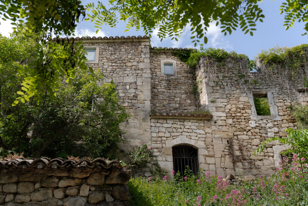 Ancient buildings in Oppede le Vieux Provence