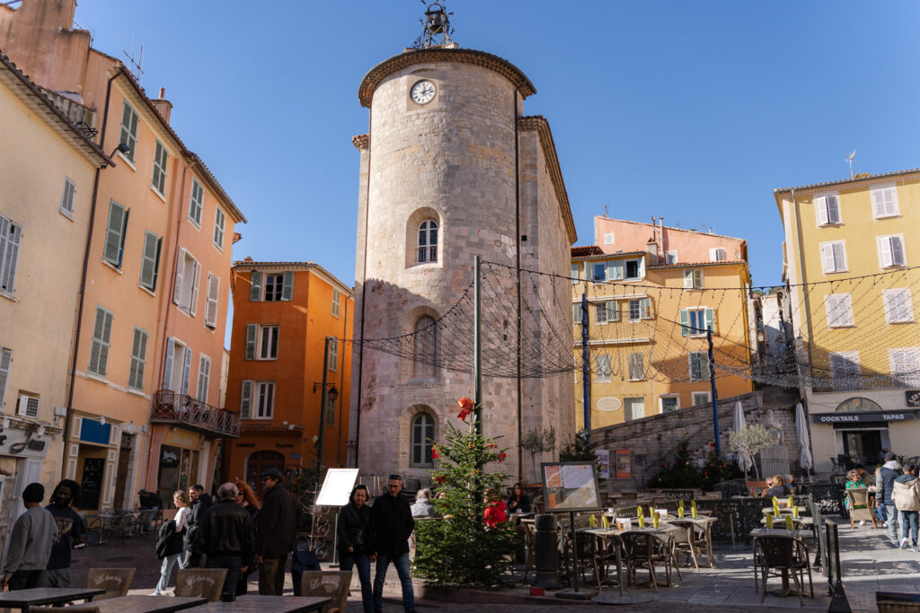 Hyeres Village France - Place Massillon Main Square