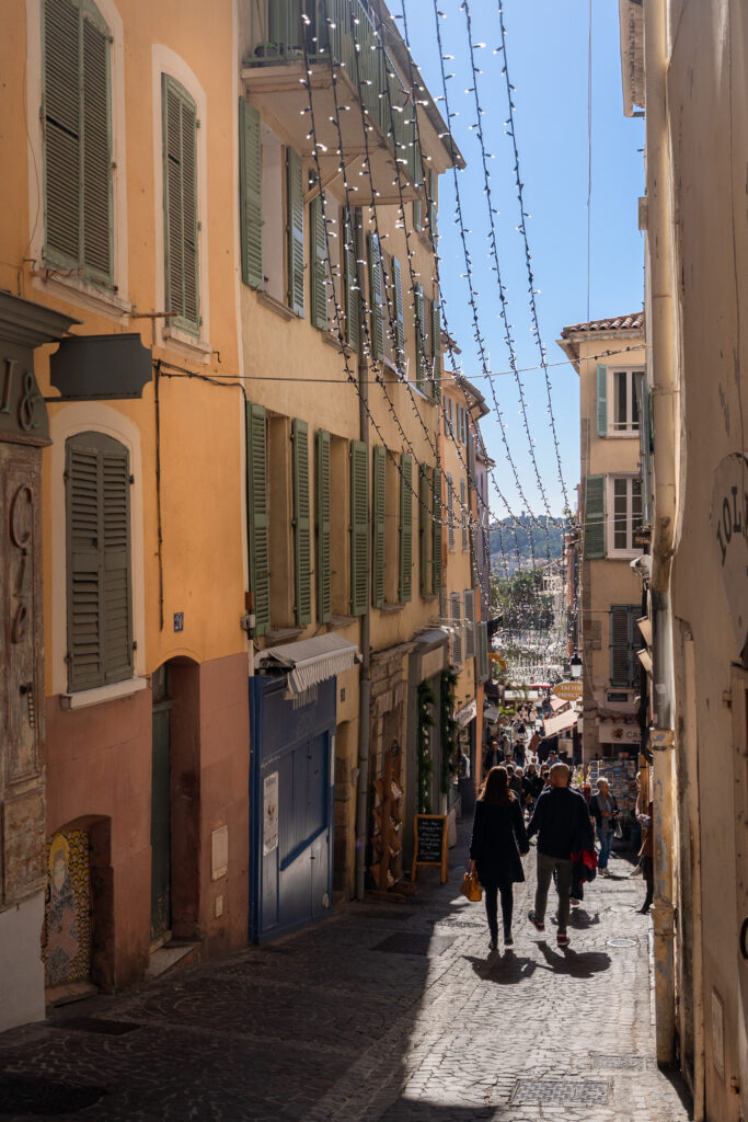 Strolling in Hyeres Village France
