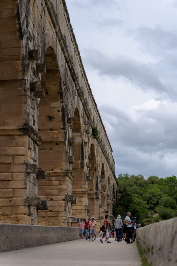 Wandering around iconic Pont du Gard Aqueduct in France