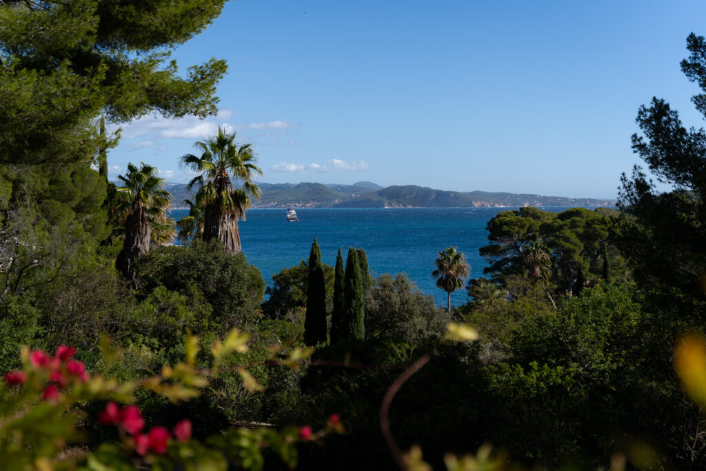 Wonderful views from Parc du Mugel in La Ciotat France