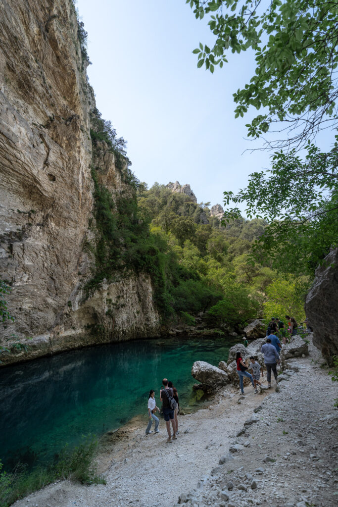 Source of the Sorgue in Fontaine de Vaucluse
