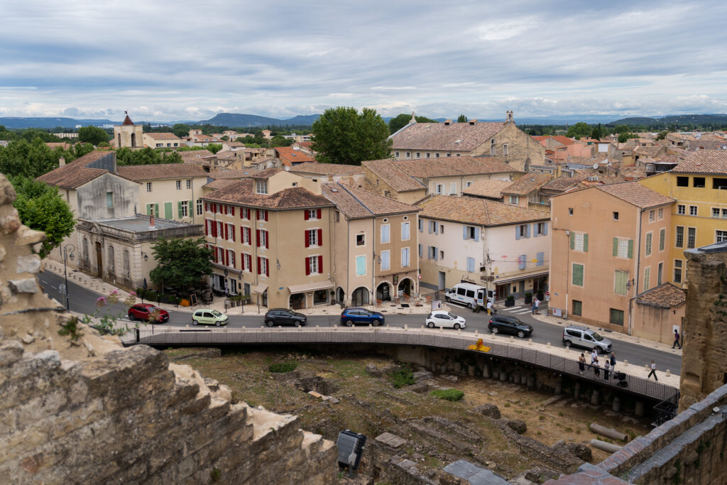 Stunning views over Provence from Roman Theatre of Orange