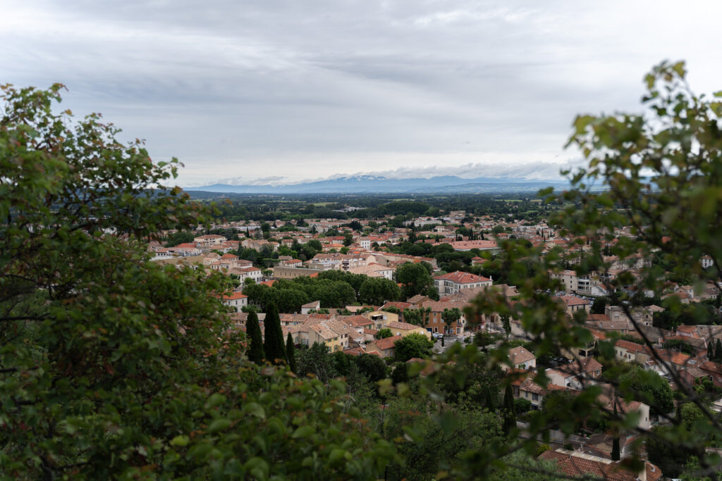 Views over Provence from Colline Saint-Eutrope in Orange