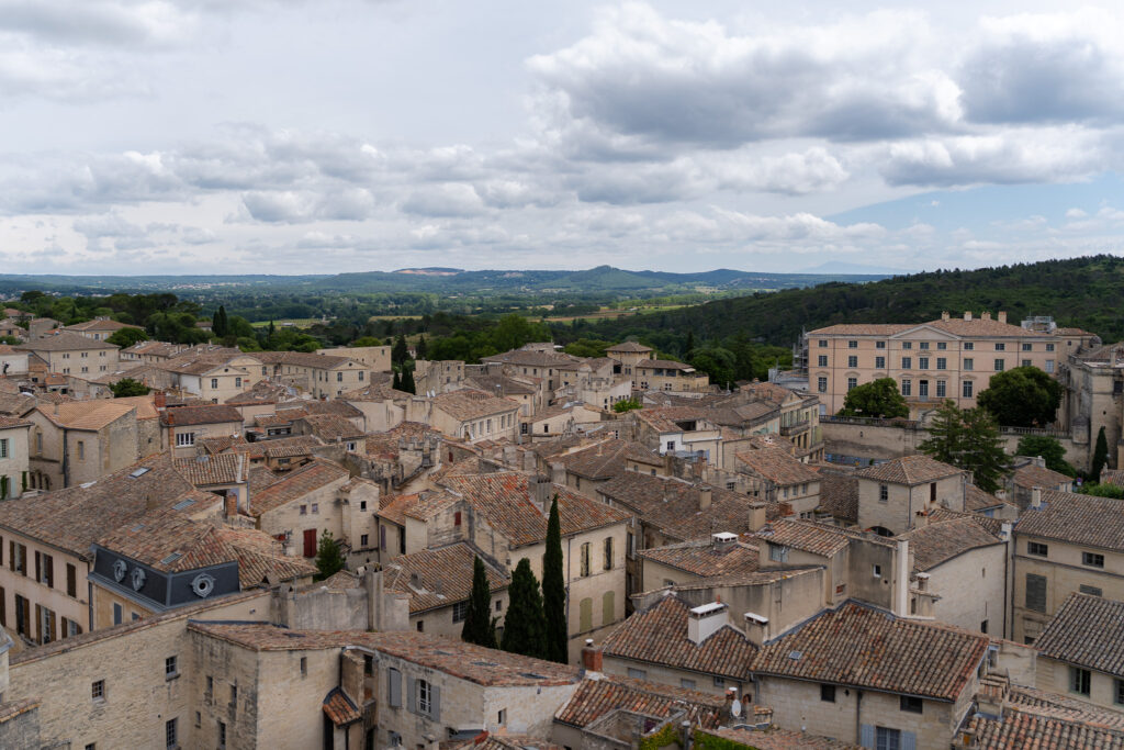 Views from Medieval Garden Viewing Tower in Uzes France