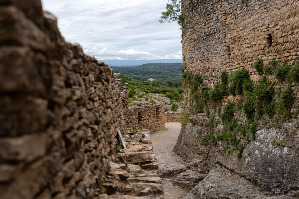 Strolling around Fortress Of Mornas