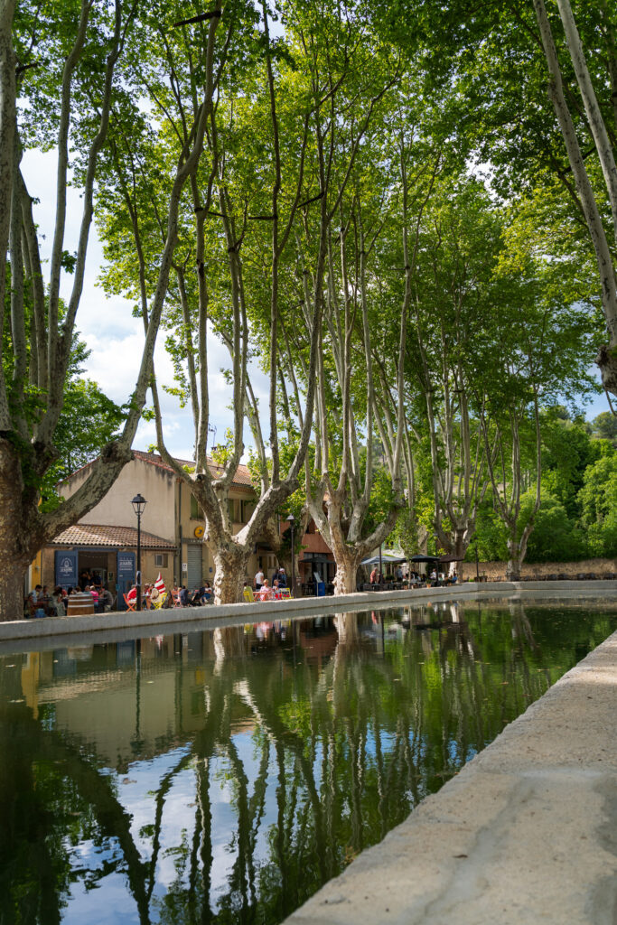 Bassin de l'Étang in Cucuron village Luberon