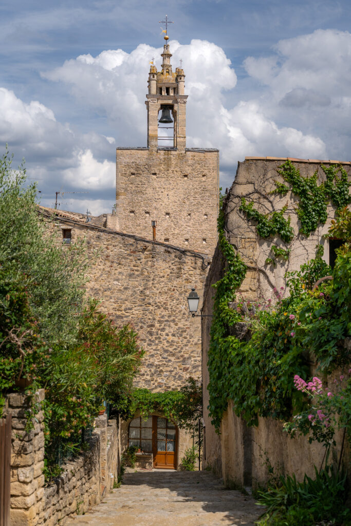 Exploring historic streets of Cucuron Luberon