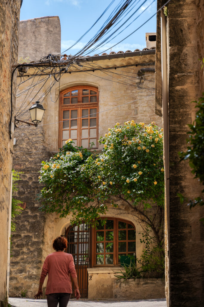 Exploring village streets of Cucuron France
