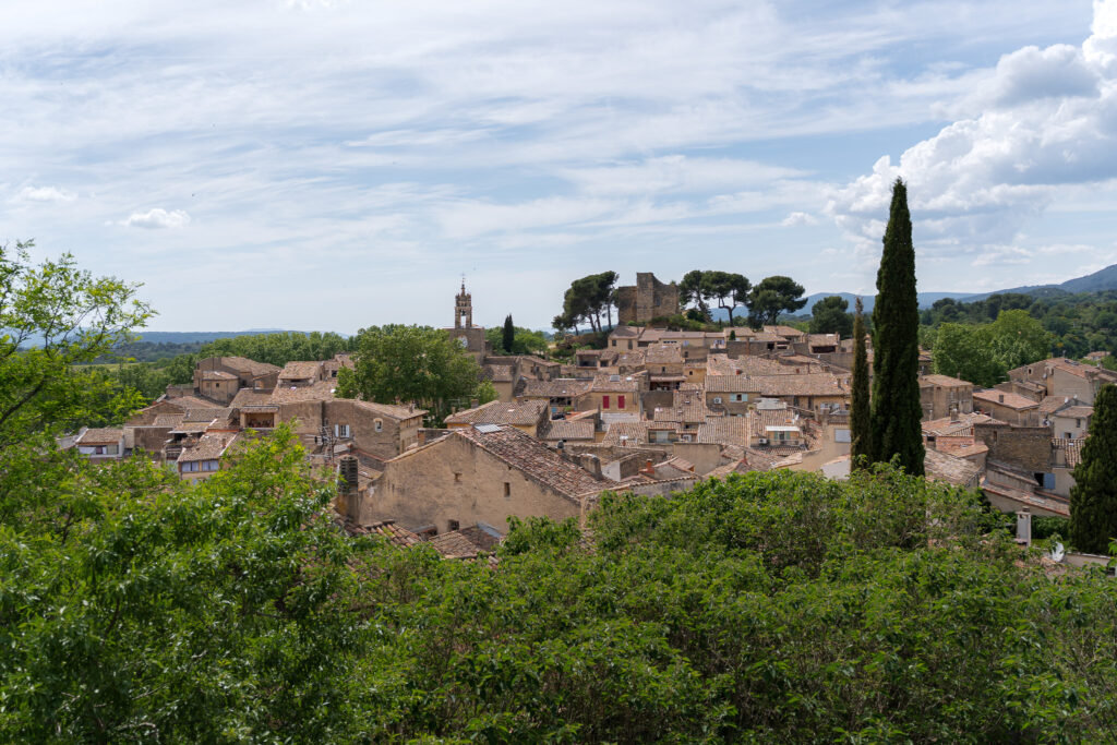 Views over Cucuron village in Luberon