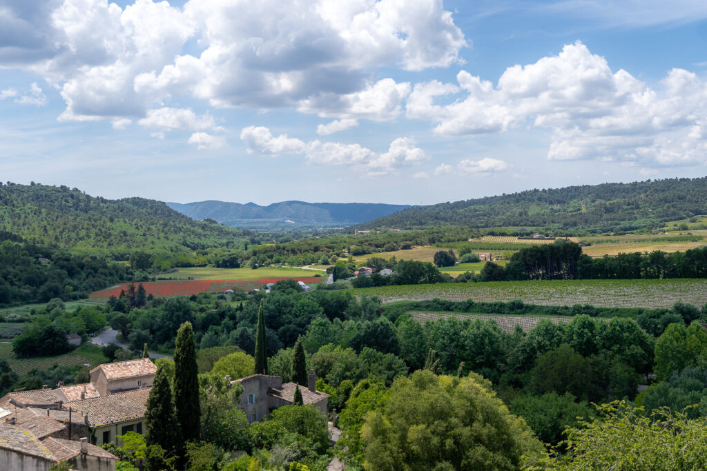 Views over Luberon from Ansouis Church