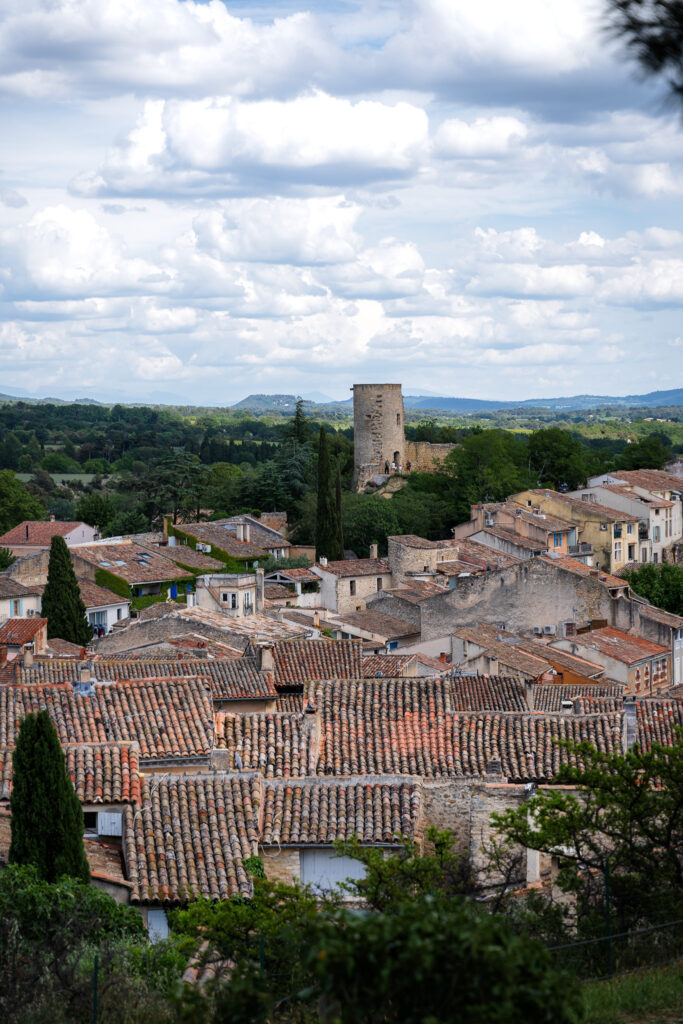Views over Luberon from Cucuron France