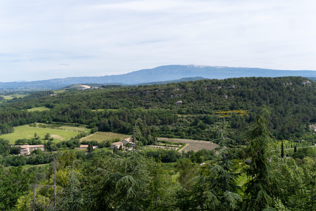 Amazing views over Provence from Venasque