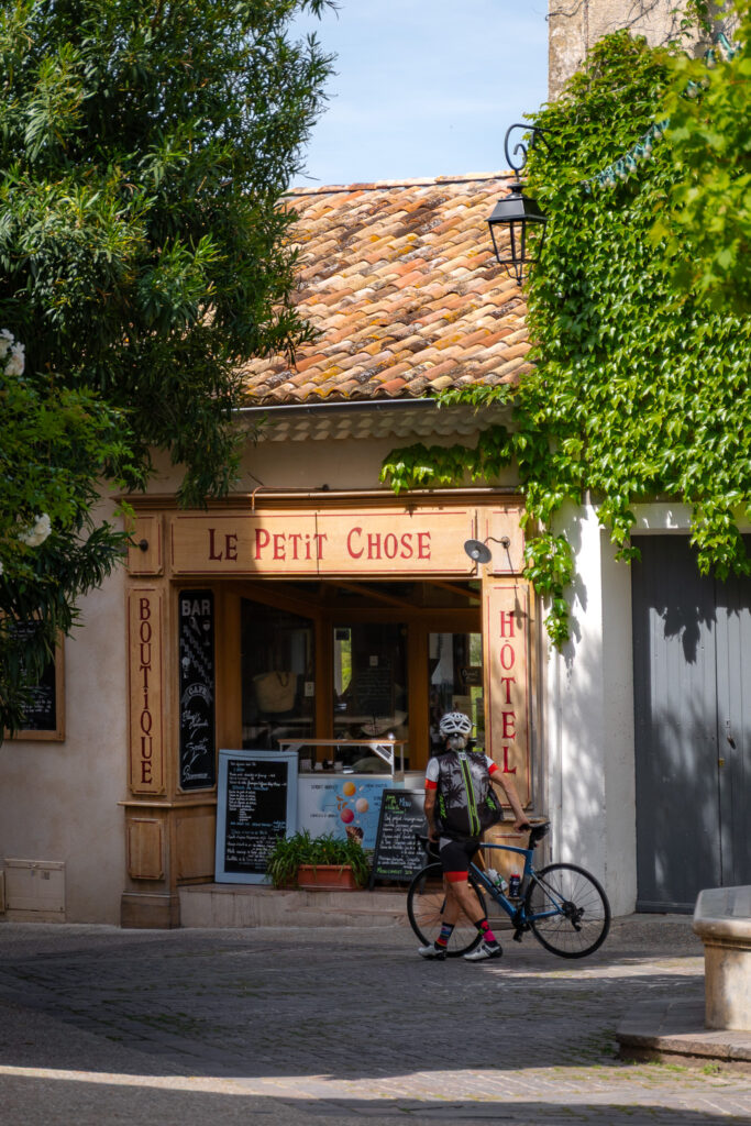 Exploring Venasque village in Provence