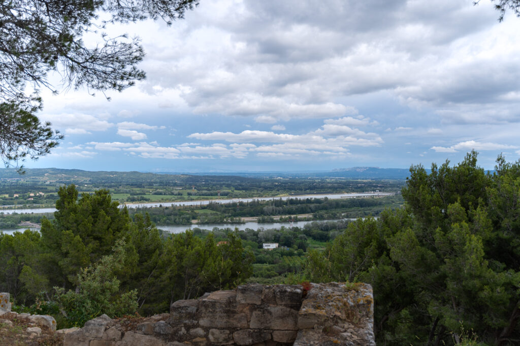 Views from Saint-Roman Abbey in France