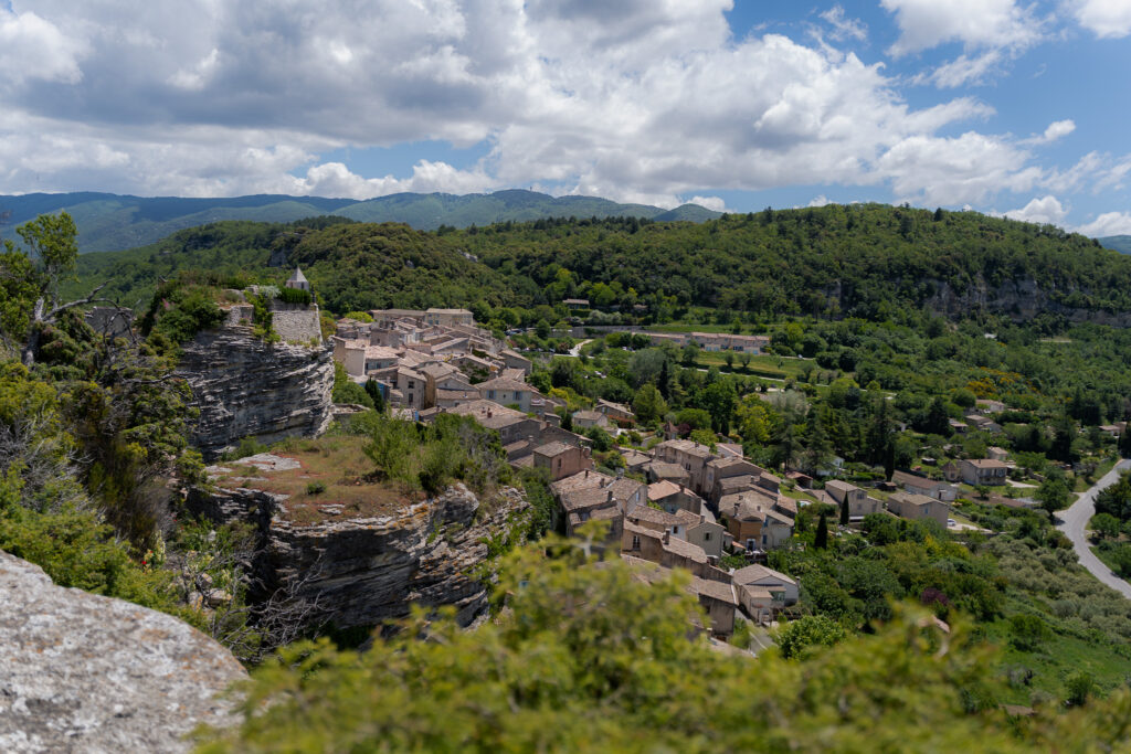 Stunning views from Rocher de Bellevue in Saignon