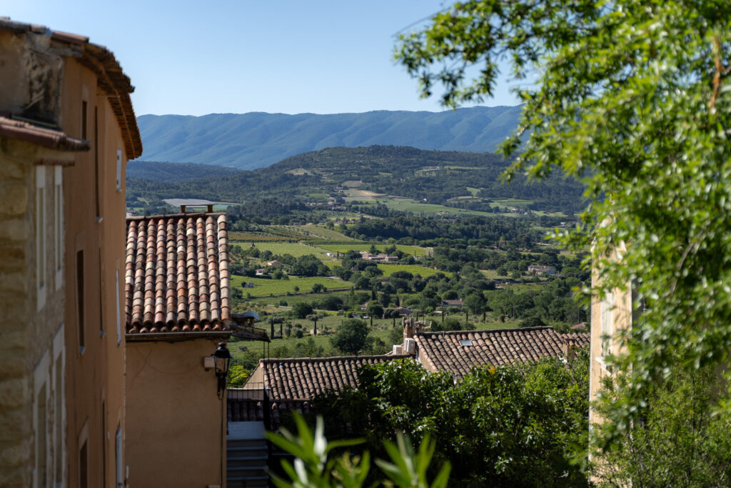 Views over Provence from Saint Saturnin les Apt village