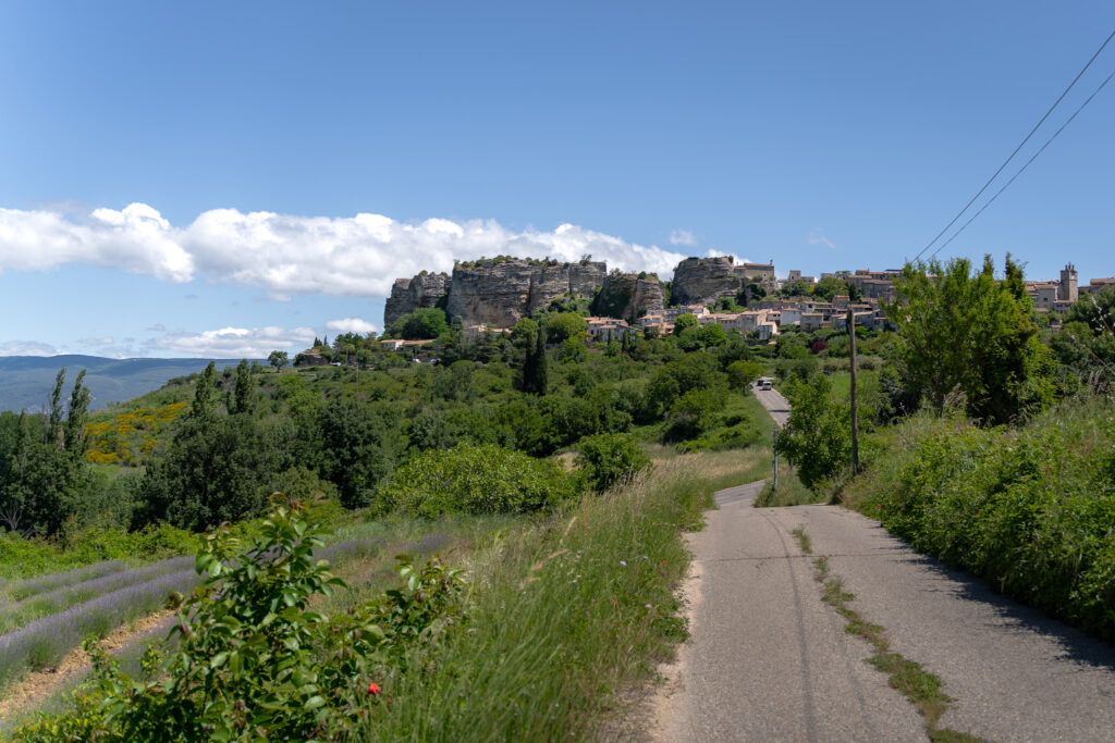 Views over Saignon village in Provence