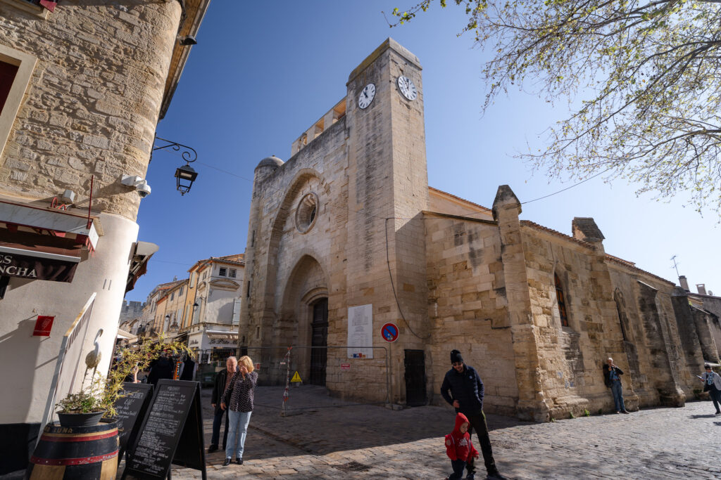 Church of Notre-Dame des Sablons in Aigues Mortes France