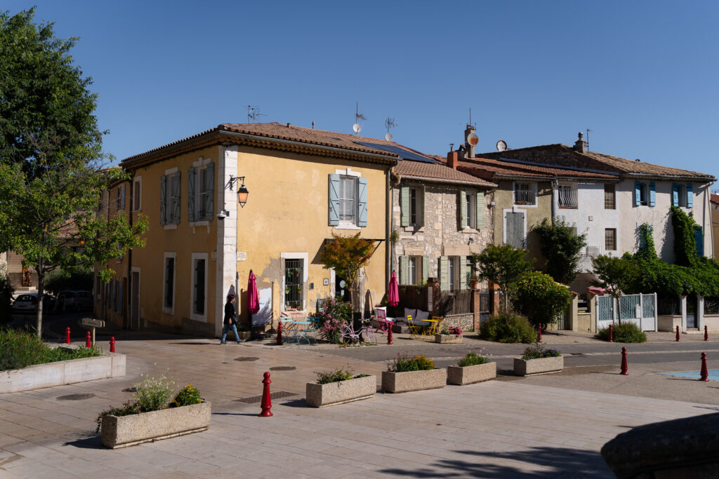 Historic square in Orgon France