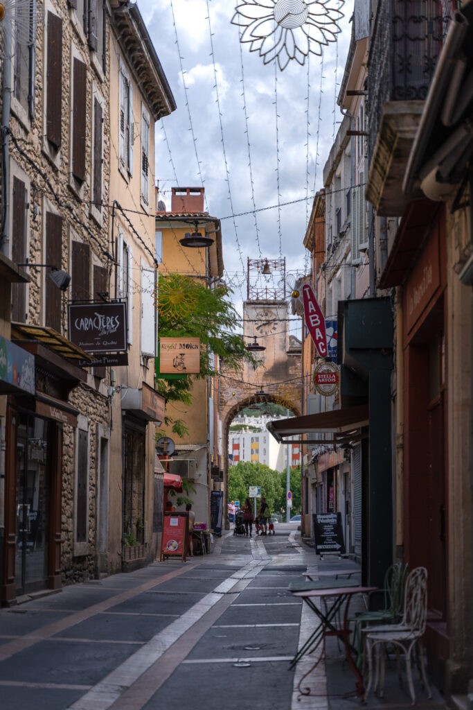 Historic streets of Apt France
