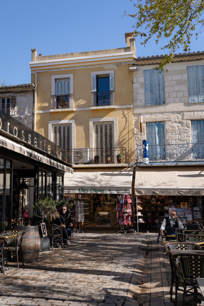 Place Saint-Louis in Aigues Mortes France