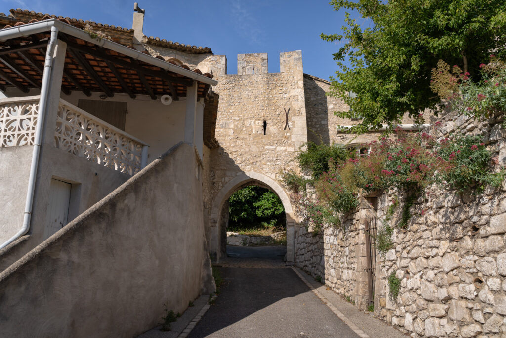 Porte de l'Hortet Medieval Gate In Orgon France