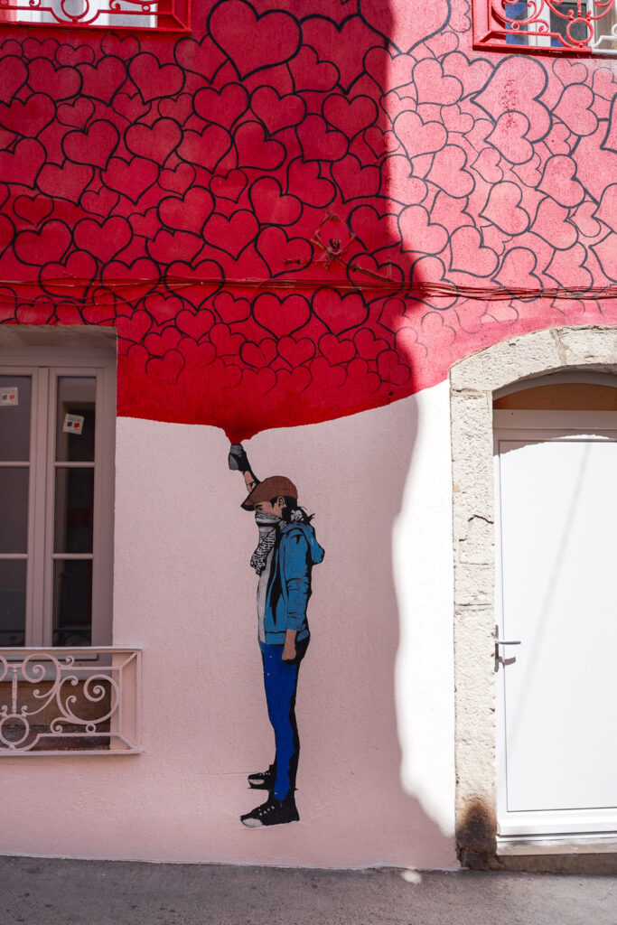 Beautiful street art in Sete France