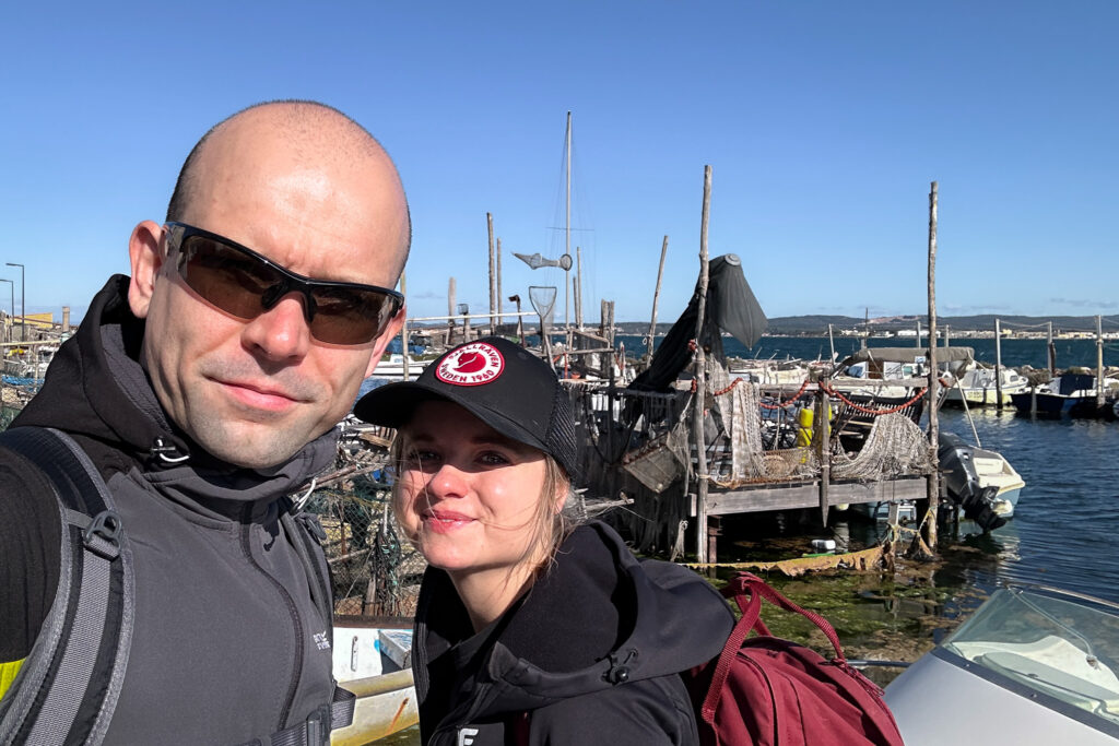Happy Little Traveler team exploring Sete France