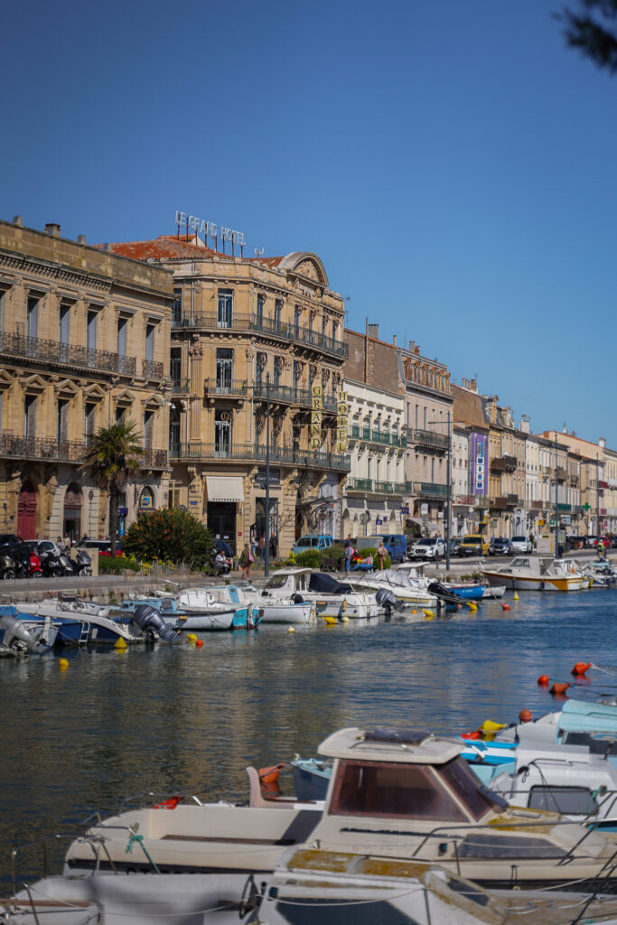 Picturesque canals of Sete