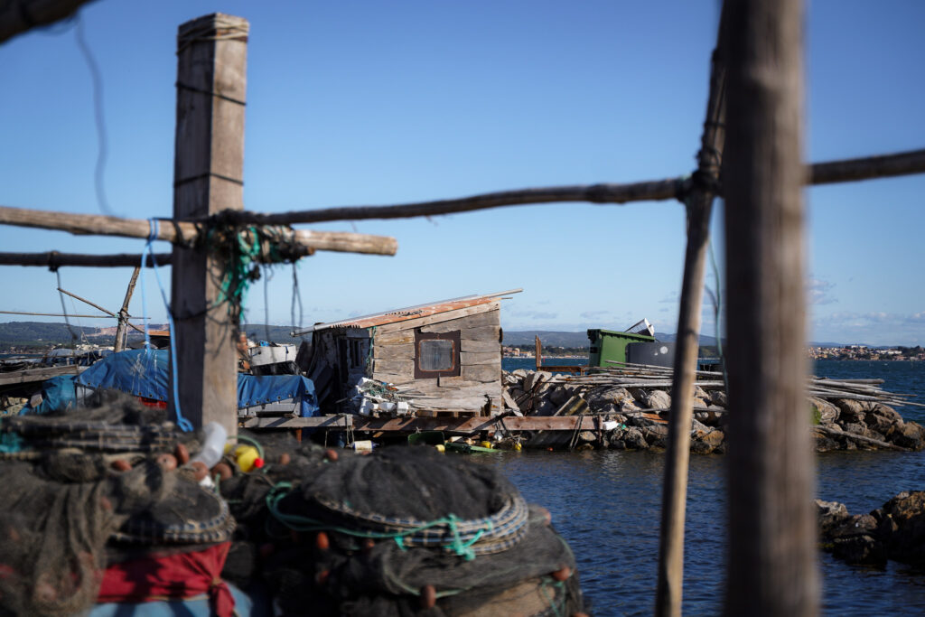 Pointe Courte in Sete France, Old Fishermen Quarter